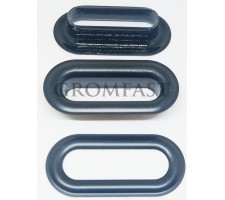 40X 10 Oval Eyelet & Washer Made of High Quality Stainless Steel INOX BLACK OXIDE 1000 pcs set